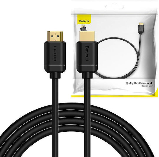 Baseus HDMI 2.0 Premium High Speed 4K 60Hz HDR Cable HDMI Male - HDMI Male 3m Black