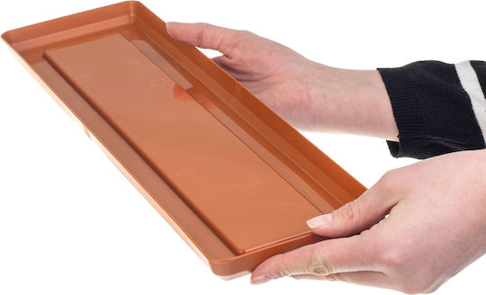 Kadax Farfurie Pot Plastic Portocaliu 33875
