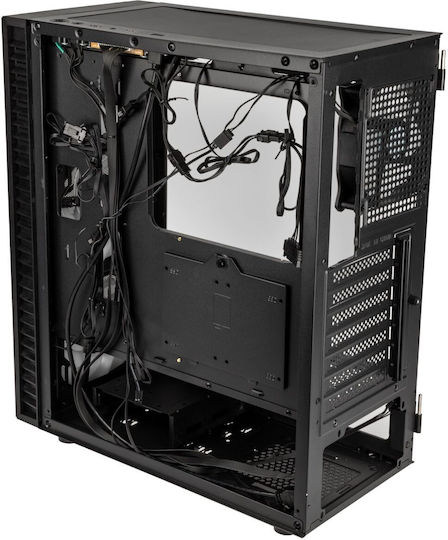 Kolink Observatory HF Mesh Gaming Midi Tower Κουτί Υπολογιστή με Πλαϊνό Παράθυρο και ARGB Φωτισμό Μαύρο