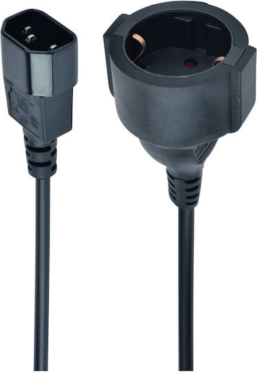 Cablexpert IEC C14 - Schuko Cable 0.15m Black (SFC14M)