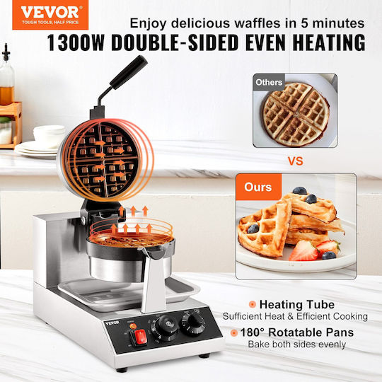Vevor Commercial Round Waffle Maker YXHFBJHFBFGZ46VD6V2