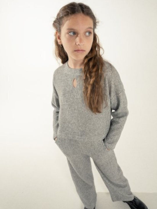 Evita Kinder Sweatpants Set - Jogginganzug Grey 2Stück