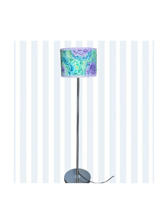 Oxygen Floor Lamp with Socket for Bulb E27 Blue