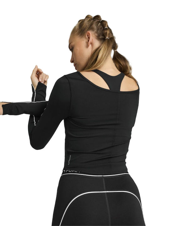 PUMA Cloudspun Black Blouse