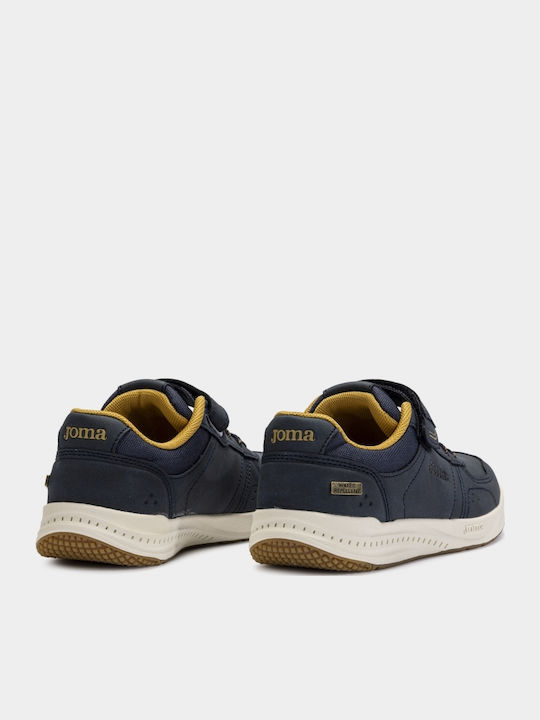 Παιδικά Sneakers με Σκρατς Navy Μπλε