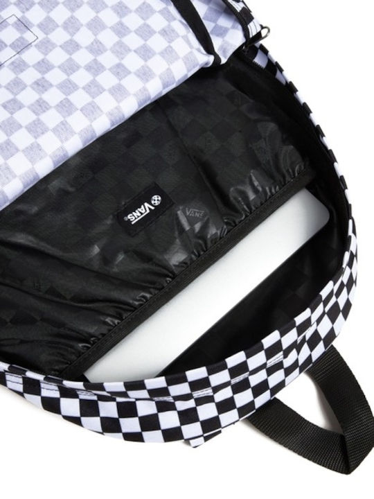 Vans Skool School Bag Backpack Junior High-High School White with Water Bottle Holder