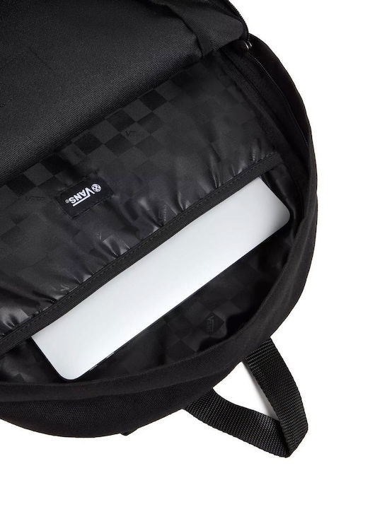 Vans Skool Sport School Bag Backpack Junior High-High School Black with Water Bottle Holder 22Liters
