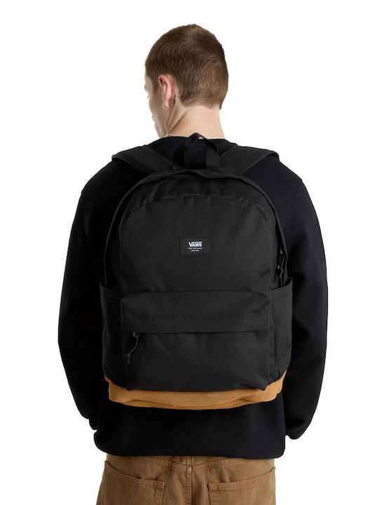 Vans Skool Sport School Bag Backpack Junior High-High School Black with Water Bottle Holder 22Liters