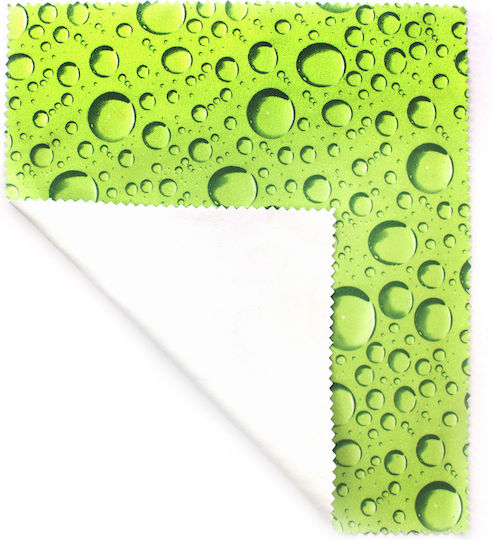 Green Eyewear Cleaning Cloths with Microfibers