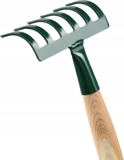 Kadax 166053 Furcă de grădină Greblă pentru gazon cu mâner