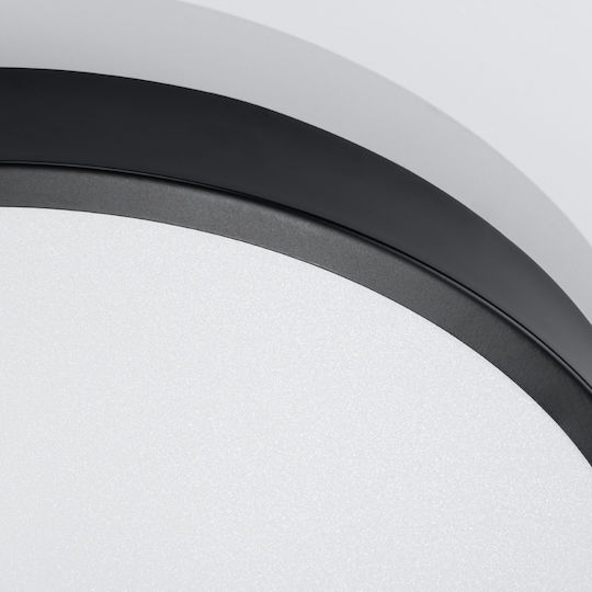 Sollux Πλαφονιέρα Οροφής Μαύρη με Ενσωματωμένο LED