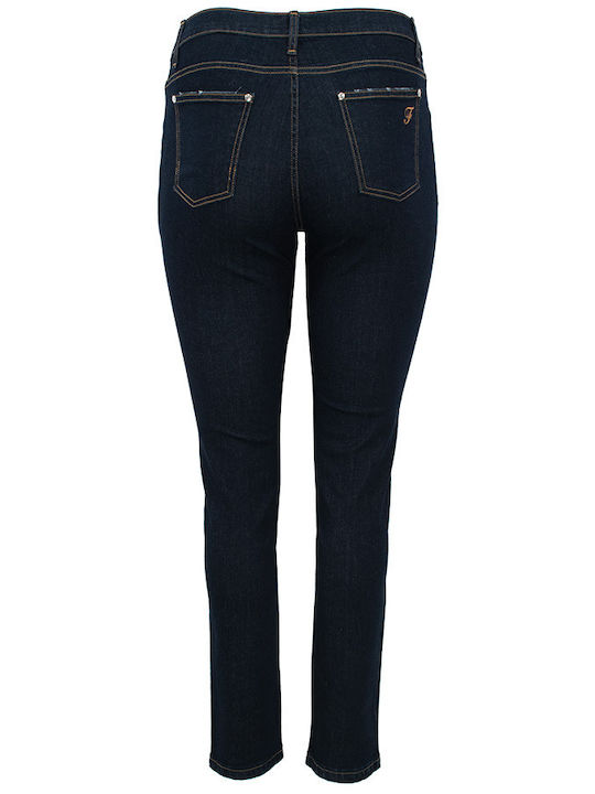 Blaue Skinny Jeans