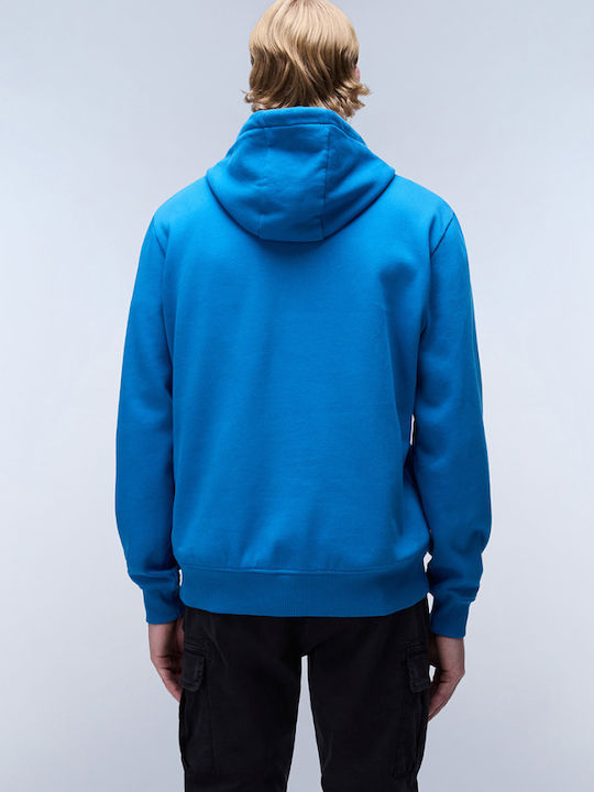 Napapijri Balis Men's Sweatshirt with Hood Blue Saphire