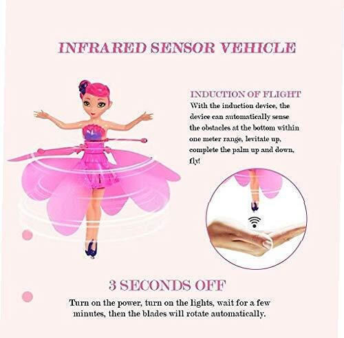 Interactive Toy Kids 3 Years+ Flying Princess Ella Pink