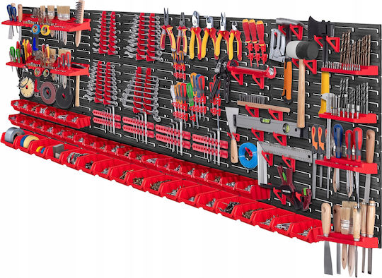 Kadax Werkstatt-Wandtafel 232x78cm 132 Stück