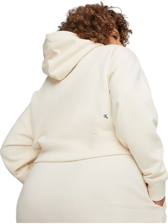 Better Classics Cropped Women's Sweatshirt Jacket Hooded No Color
