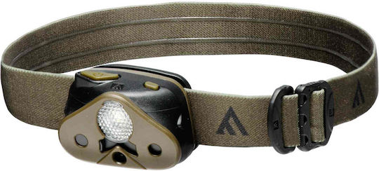 Greenie Headlamp LED IP64 with Maximum Brightness 340lm Red
