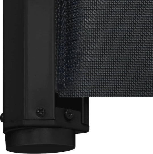 vidaXL Metallischer Hundeteiler 125x117,5cm Schwarz