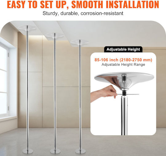 Vevor Pole-Dancing-Stange Rosa