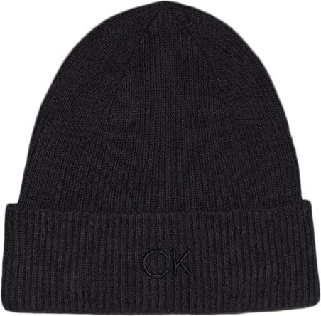 Beanie Frauen Beanie mit Rippstrick in Schwarz Farbe