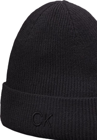 Beanie Frauen Beanie mit Rippstrick in Schwarz Farbe