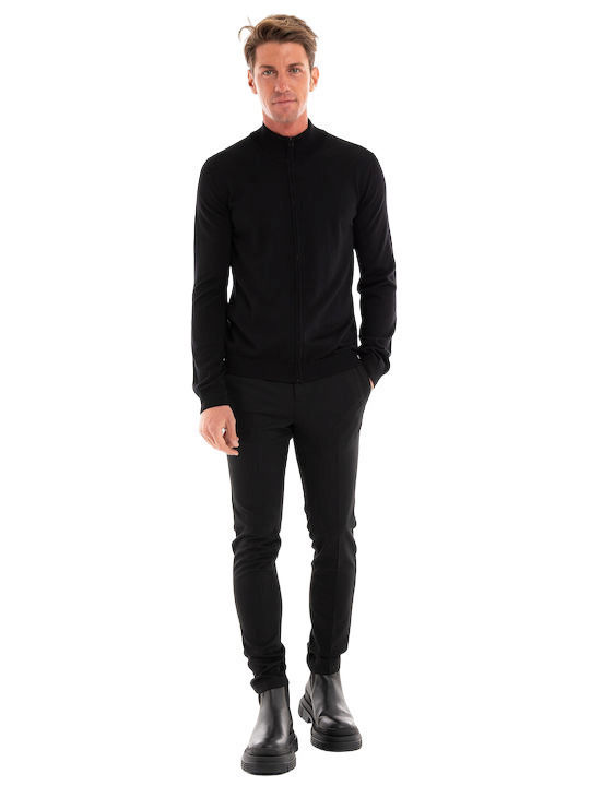 San Jorge Men's Cardigan Dark Grey