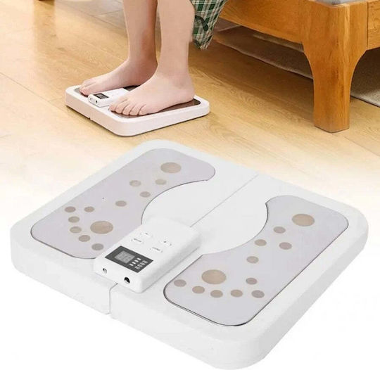 Stimulator electric pentru masajul călcâielor, ameliorarea durerii, alb