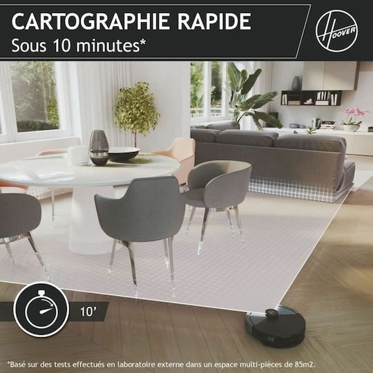Hoover HG4 Roboter-Staubsauger mit Laser-Kartierung und Saugkraft 4000Pa Metallic Harbor Blau