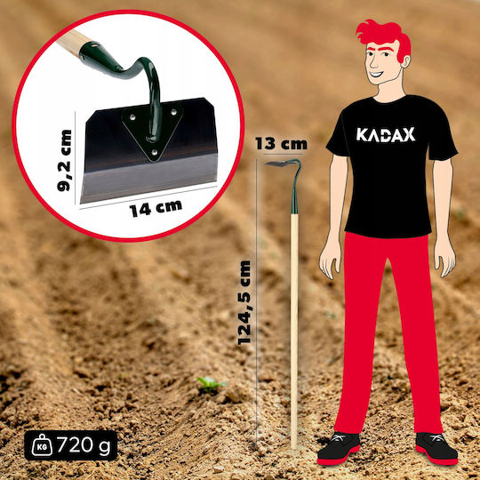 Kadax Τσάπα Τετράγωνη με Κοντάρι