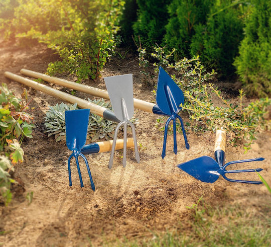 Kadax Cultivator cu trei colți Mână cu Mâner 35cm