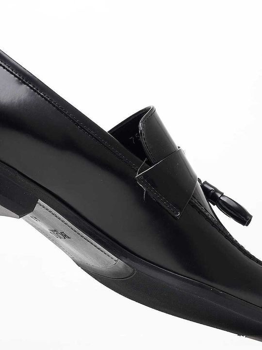 Men's Leather Loafers Black