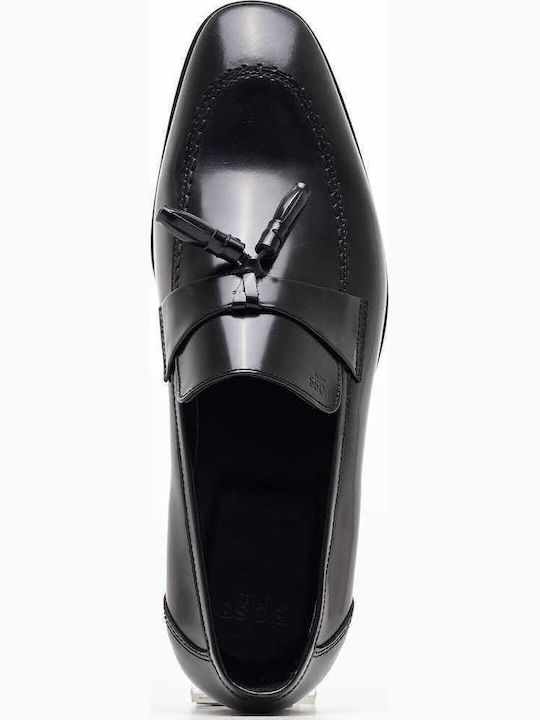 Men's Leather Loafers Black