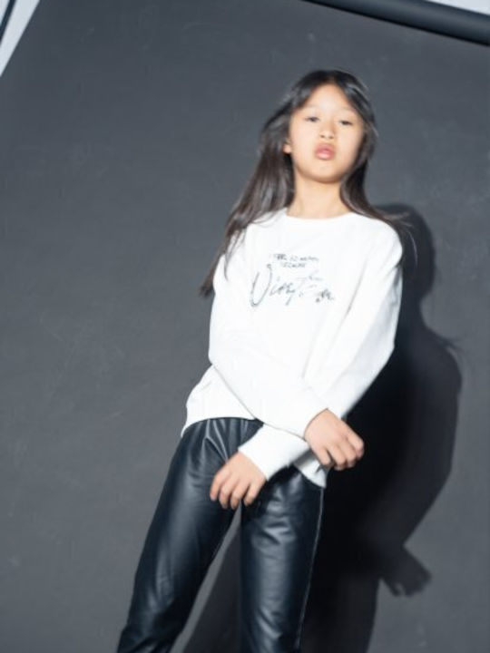 Kinder-Set mit Leggings Winter 2Stück White