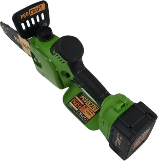 ProCraft PKA20 Αλυσοπρίονο Μπαταρίας Brushless 20V με Λάμα 24cm