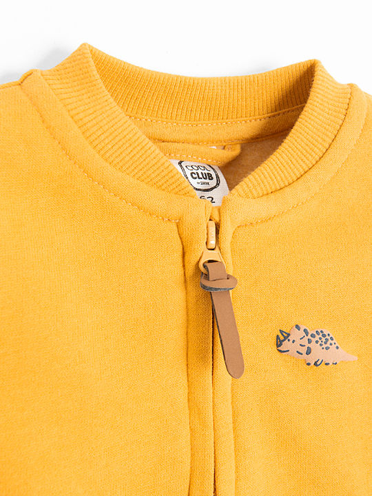 Cool Club Kids Sweatshirt Cardigan Yellow