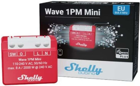 Shelly Wave 1pm Mini Smart Intermediate Switch with Z-Wave Connection