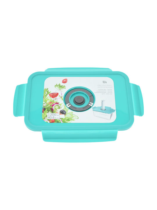 Excellent Houseware Δοχείο Φαγητού Πλαστικό Διάφανο 1.2lt