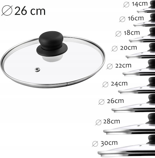 Kadax Kadax Glasdeckel Für Tiegel Und Topf 26cm 2Stücke 27475