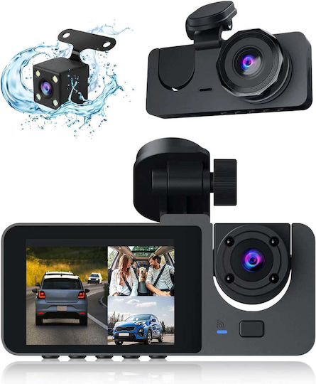 Set Camera DVR Auto 1080P cu Ecran 2" pentru Parbriz & Camera de Marsarier