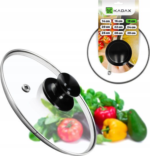 Kadax Kochgeschirrdeckel Für Pan Und Topf Glas 18cm 30790