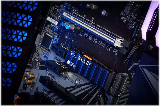 Western Digital Black SN850X With Heatsink SSD 2TB Type M.2 With PCI Express 4.0 Connection and Heatsink PS5 Compatible WDS200T2XHE
