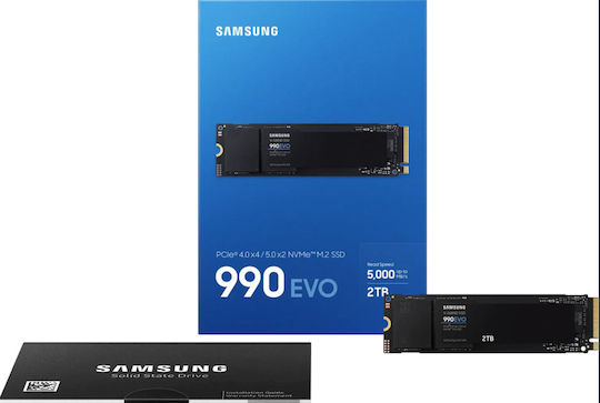 Samsung 990 EVO SSD 2TB M.2 mit PCI Express 4.0 Verbindung