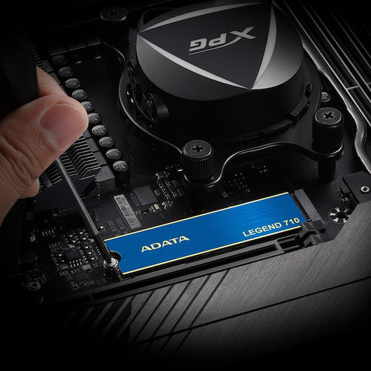 Adata Legend 710 SSD 1TB M.2 mit PCI Express 3.0 Kommunikationsprotokoll und Kühlkörper ALEG-710-1TCS