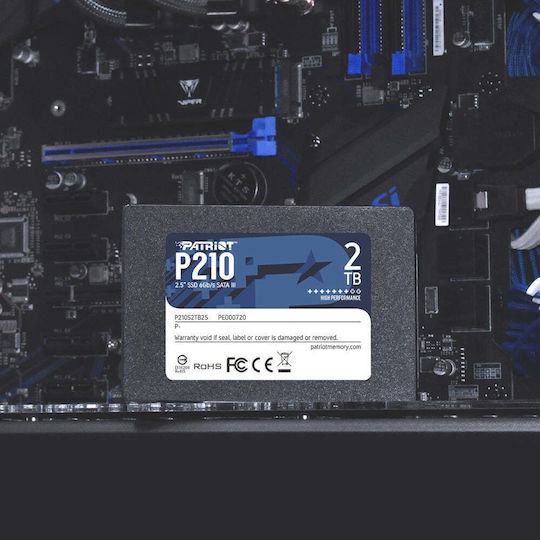 Patriot P210 SSD 2TB 2.5'' Type with SATA III Connection P210S2TB25