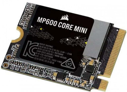 Corsair MP600 Core Mini SSD 2000ГБ M.2 NVMe PCI Express 4.0 CSSD-F2000GBMP600CMN