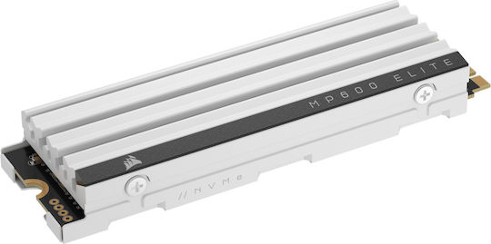 Corsair MP600 Elite SSD 1TB M.2 Type with PCI Express 4.0 Connection and Heatsink PS5 Compatible CSSD-F1000GBMP600ECS