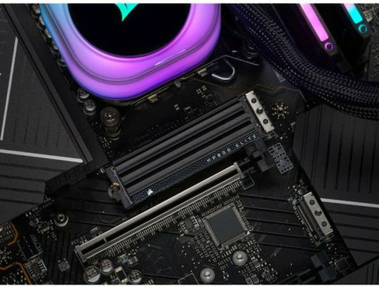 Corsair MP600 Elite SSD 1TB τύπου M.2 με σύνδεση PCI Express 3.0 και Ψύκτρα CSSD-F1000GBMP600EHS