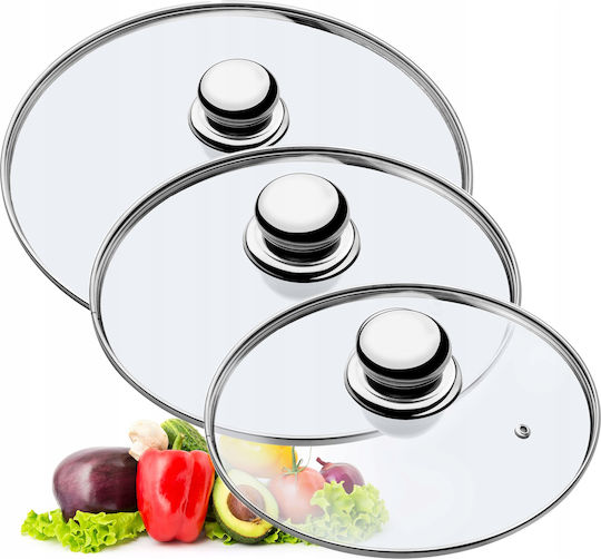 Kadax Kadax Glasdeckel Für Topf 28cm 3 Stück 31558