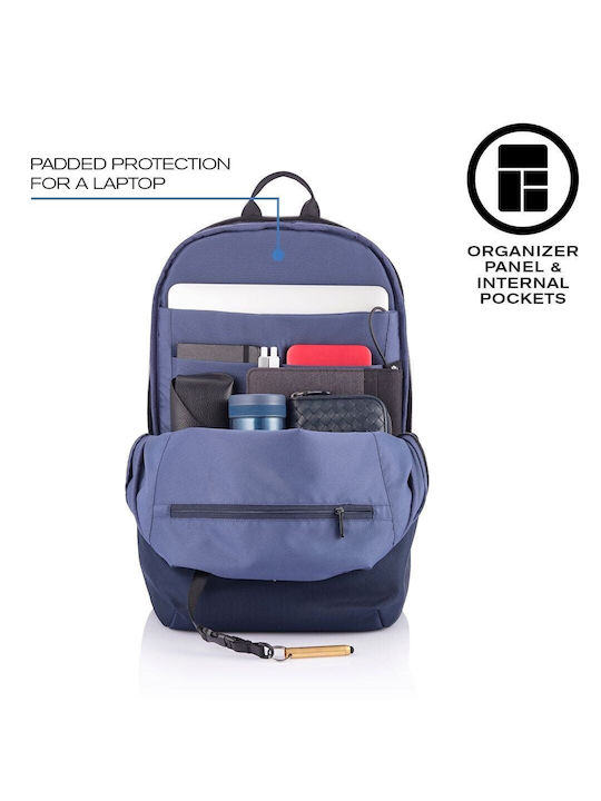 XD Design Bobby Soft Τσάντα Πλάτης για Laptop 15.6" με Θύρα USB σε Μπλε χρώμα