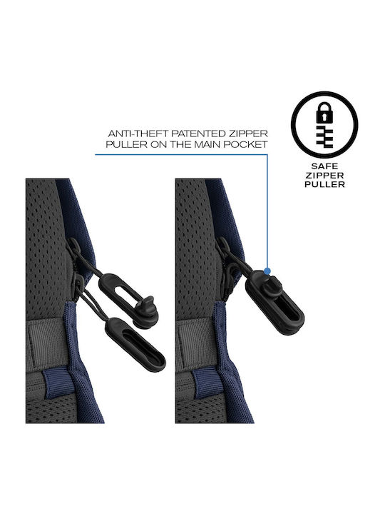 XD Design Bobby Soft Τσάντα Πλάτης για Laptop 15.6" με Θύρα USB σε Μπλε χρώμα